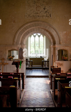 St James church, Upper Wield, Hampshire, England. Stock Photo