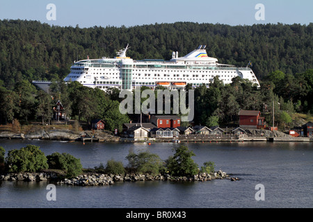 Birka Paradise Cruise Ship in the Stockholm Archipelago in Stockholm