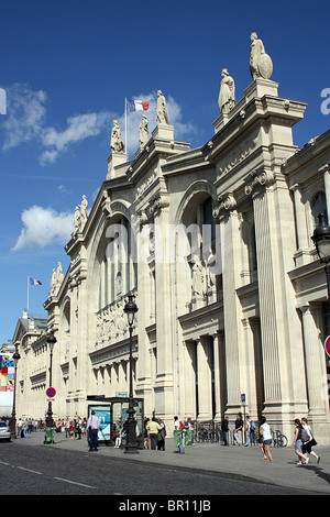 Paris, Gare du Nord, Main street facade. Stock Photo