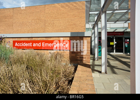 Norfolk and Norwich University Hospital A&E Department Stock Photo