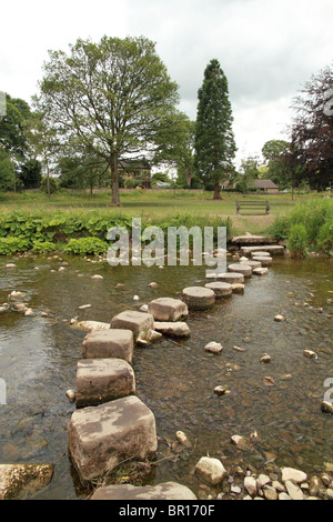 Stepping stones - Yorkshire Stock Photo