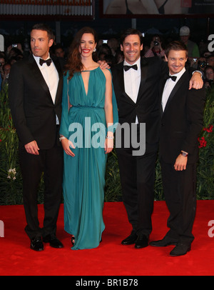 BEN AFFLECK REBECCA HALL JON HAMM JEREMY RENNER THE TOWN PREMIERE. 67H VENICE FILM FESTIVAL VENICE  ITALY 08 September 201 Stock Photo