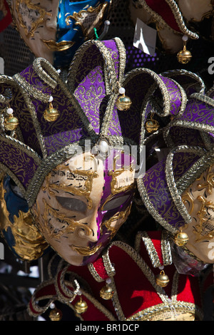 Opera Masks,for sale and on display near St marks square, Venice, Italy Stock Photo