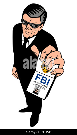 fbi agent drawing