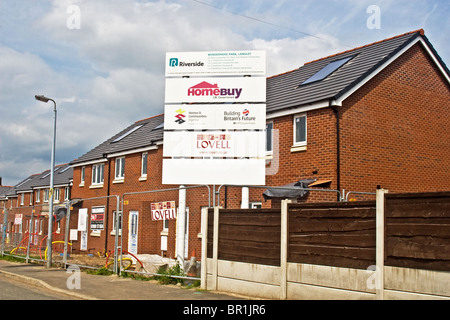 New affordable properties for rent & shared ownership on Langley estate (orig. Manchester overspill) Middleton, Gtr Manchester Stock Photo