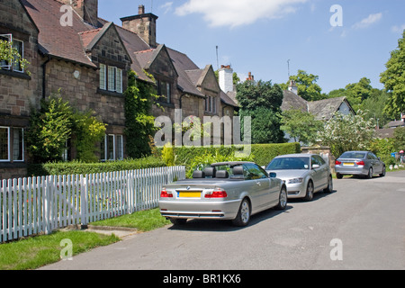 Housing on the Green, Worsley, Salford, Greater Manchester, UK Stock Photo