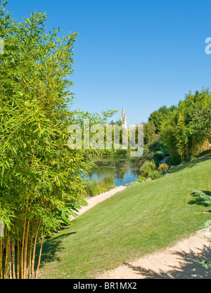Monet's Garden and Lily Pond Giverny France Stock Photo