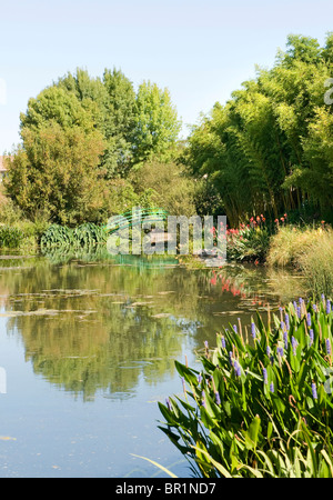 Monet's Garden and Lily Pond Giverny France Stock Photo