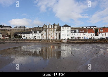 Kinghorn Fife at low tide Scotland  September 2010 Stock Photo