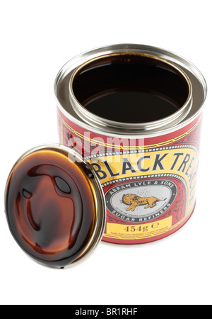 Treacle Solid A tin of Lyle's Black Treacle on a white background Stock Photo - Alamy