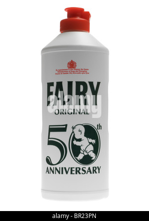 Bottle of original fairy washing up liquid on white background Stock Photo