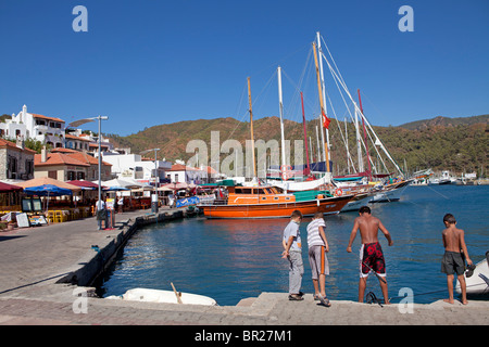 harbour of Marmaris, West Coast, Turkey Stock Photo