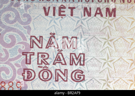 500 Dong Banknote Vietnam Stock Photo