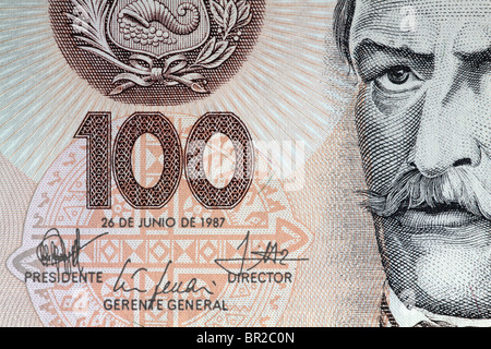 Banknote Peruvian Stock Photo