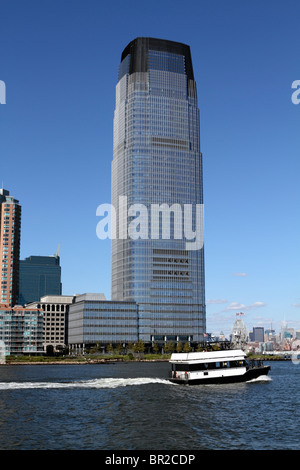 The Goldman Sachs Tower, Jersey City, New jersey, USA. The tower is the tallest building in New Jersey at 42 floors and 791 feet Stock Photo