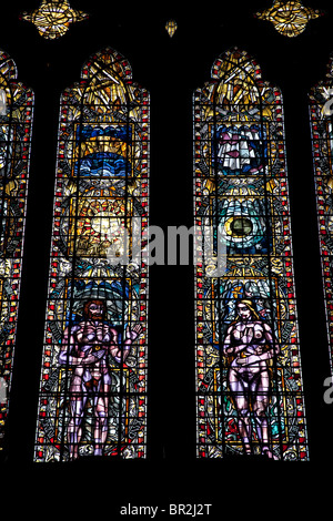 The Creation by Francis Spear in Glasgow Cathedral, Scotland Stock Photo