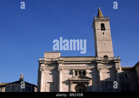 Italy, Le Marche, Ascoli Piceno, cathedral of Sant'Emidio Stock Photo