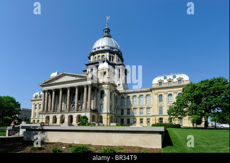 State Capitol Building Springfield Illinois Stock Photo