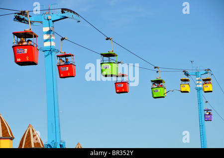 Sky Ride Cedar Point Amusement Park Sandusky Ohio Stock Photo