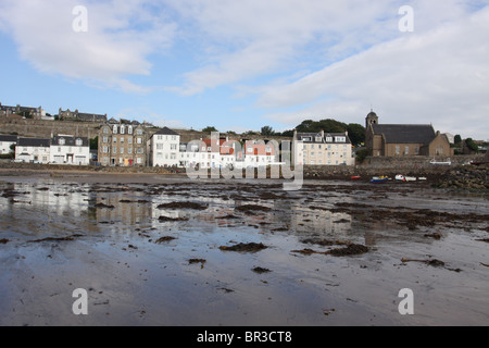 Kinghorn Fife at low tide Scotland  September 2010 Stock Photo