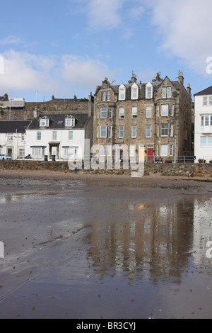 Kinghorn Fife at low tide Scotland  September 2010 Stock Photo