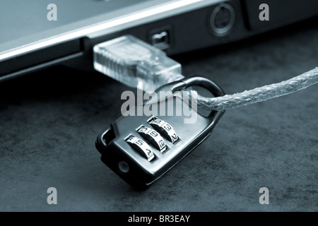 Security concept shot for the digital age. Stock Photo