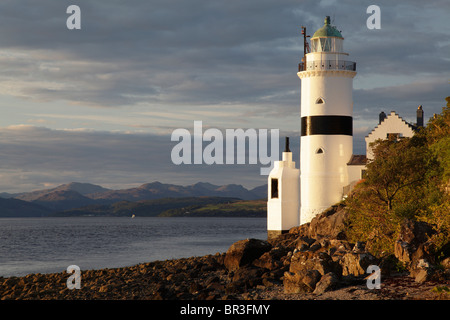 Cloch Lighthouse on the Firth of Clyde near Gourock, Inverclyde, Scotland, UK Stock Photo