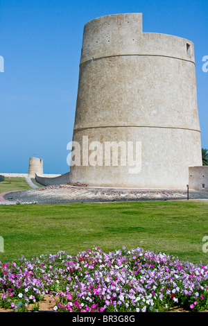 City Walls, Umm Al Quwain Museum and Fort in Umm Al Quwain, UAE Stock Photo