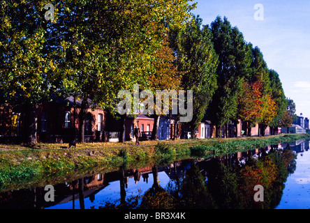 Dublin, Co Dublin, Ireland, Grand Canal Stock Photo