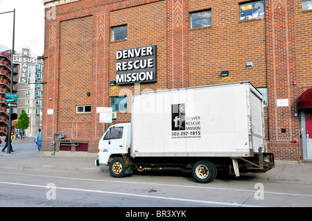 Denver Rescue Mission Denver Colorado Stock Photo