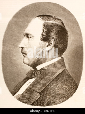 Albert prince consort of Great Britain and Ireland. Original name Francis Albert Augustus Charles Emmanuel. Stock Photo