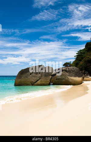 Bay on Koh Miang Island, Mu Ko Similian Marine National Park, Thailand Stock Photo