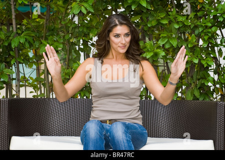 Elisa Isoardi, Milan 2010 Stock Photo