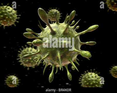 virus illustration Stock Photo