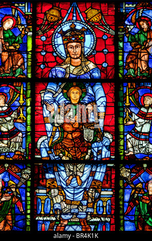 Notre Dame de Chartres Cathedral Stock Photo