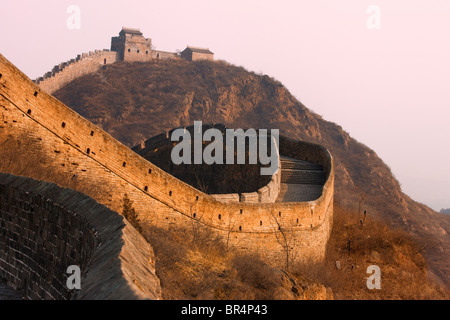 Landscape of Great Wall, Jinshanling, Hebei, China Stock Photo