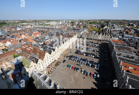 Arras (62): the Heroes' Square Stock Photo