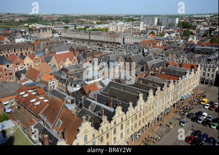 Arras (62): the Heroes' Square Stock Photo