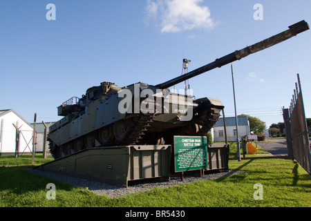 Tanks on Castlemartin military firing range Pembrokeshire Wales UK ...