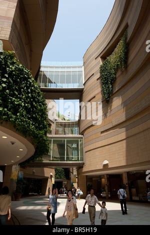 Namba Parks shopping mall, in Namba district of Osaka, Japan Stock Photo