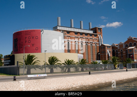 The Museu da Electricidade/Electricity Museum in the Belem district of Lisbon, Portugal. formerly a power station Stock Photo