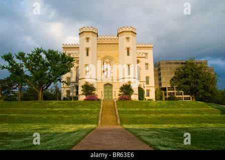 Louisiana's Old State Capitol built in 1847, now Museum of Political History, Baton Rouge, Louisiana, USA Stock Photo