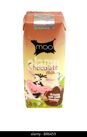 Moo Chocolate Milk Drink Stock Photo