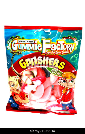Gummie Factory Gnashers Stock Photo
