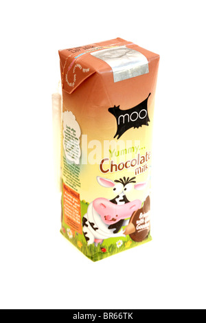 Moo Chocolate Milk Drink Stock Photo