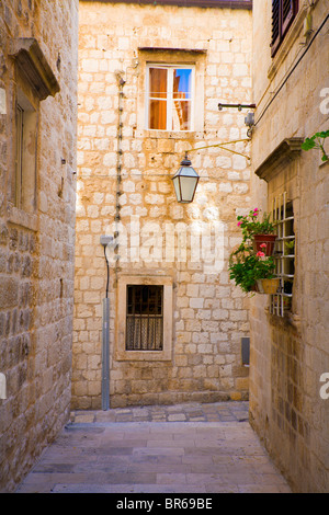 Street in Dubrovnik Stock Photo