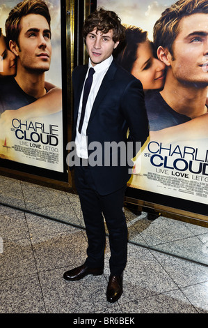 Augustus Prew attends the Premiere of he Death & Life Of Charlie St Cloud UK Film Premiere at The Empire Leicester Square Stock Photo