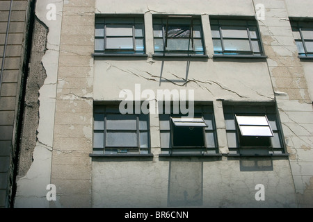 1985 Mexico City earthquake damage. Stock Photo