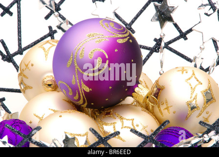 Weihnachtskugel in Schale - christmas ball in bowl 04 Stock Photo