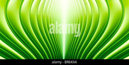 Abstract curved lines in Green Stock Photo